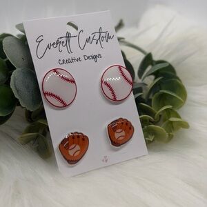 Baseball Themed  Earrings